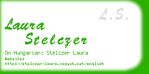 laura stelczer business card
